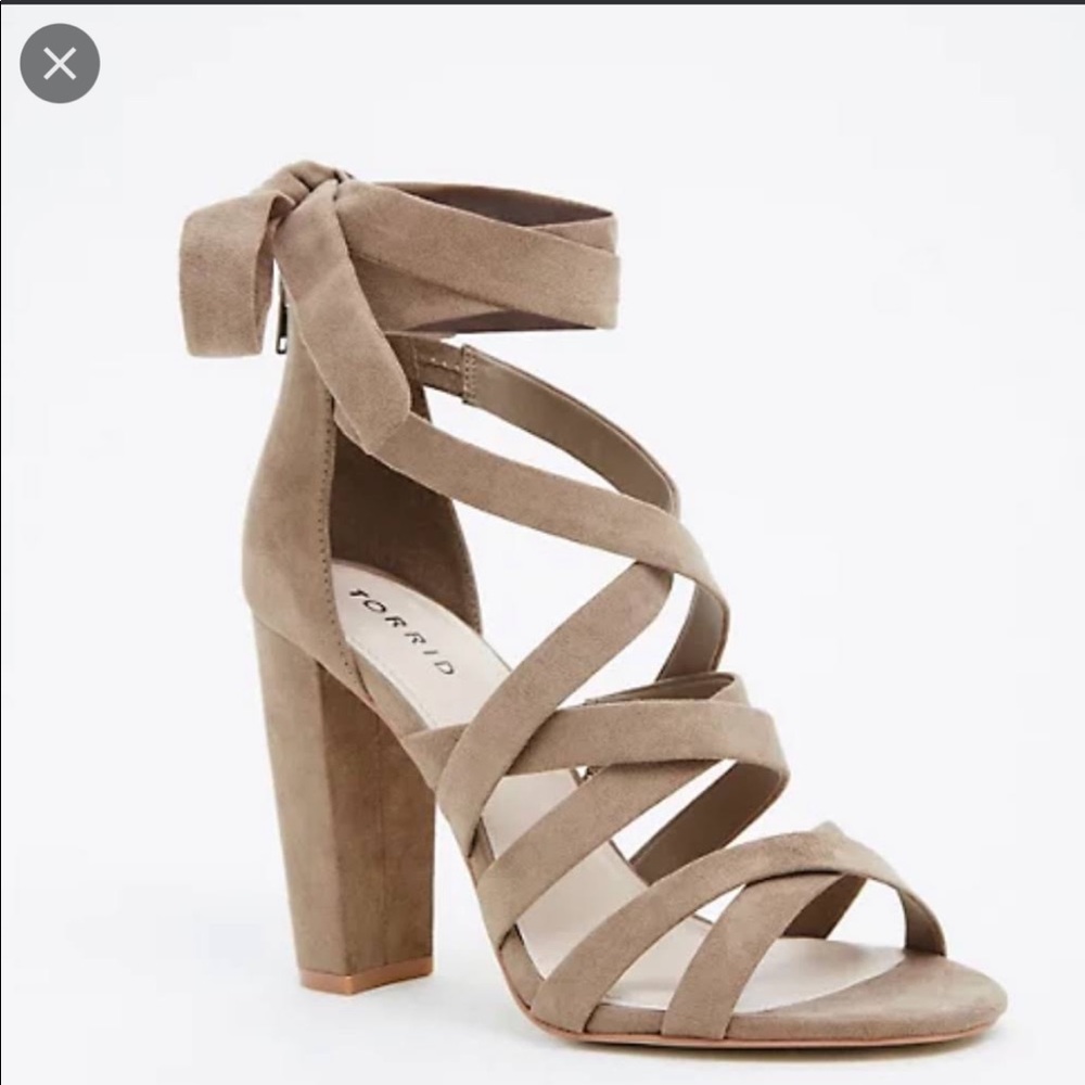 Taupe Torrid Block Heels